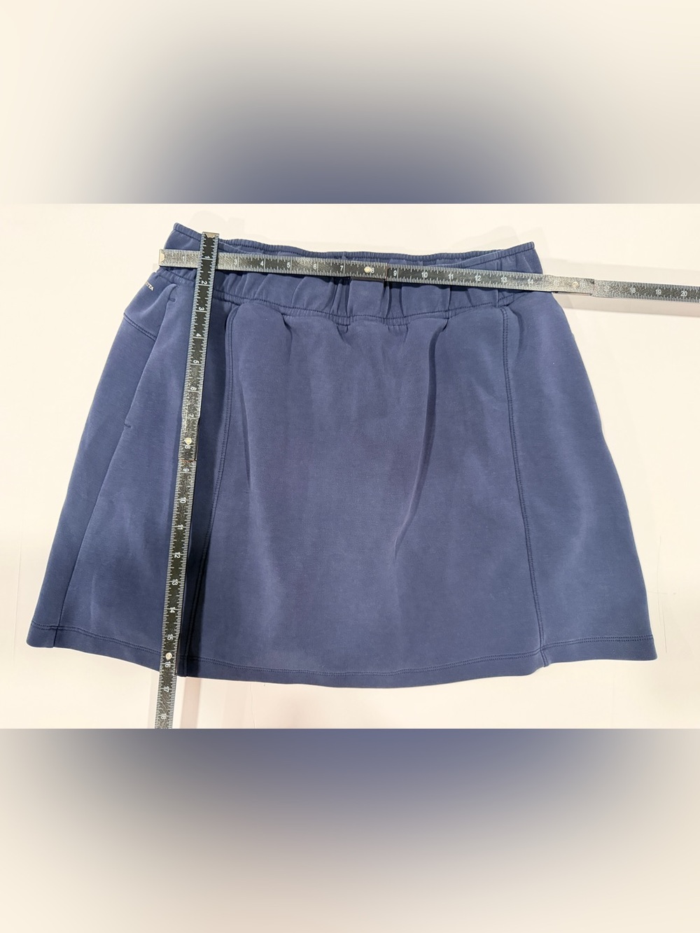Mondetta Navy Elastic-Waist Mini Skirt (0023) - Picture 8 of 8
